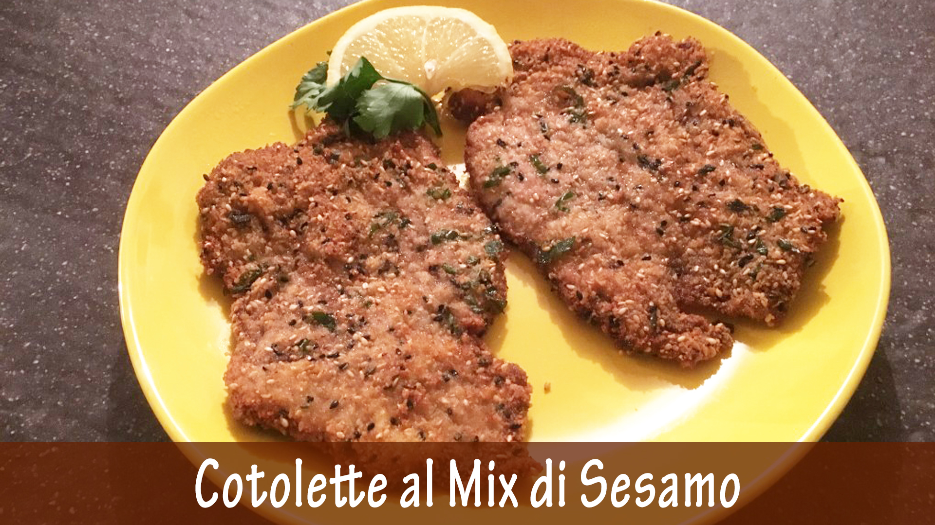 cotolette al mix di sesamo