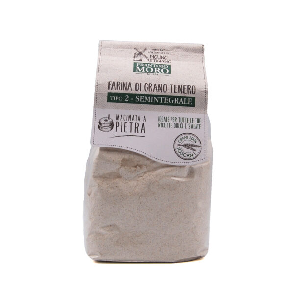 Farina di Frumento Tipo "2" Macinata a Pietra 1kg